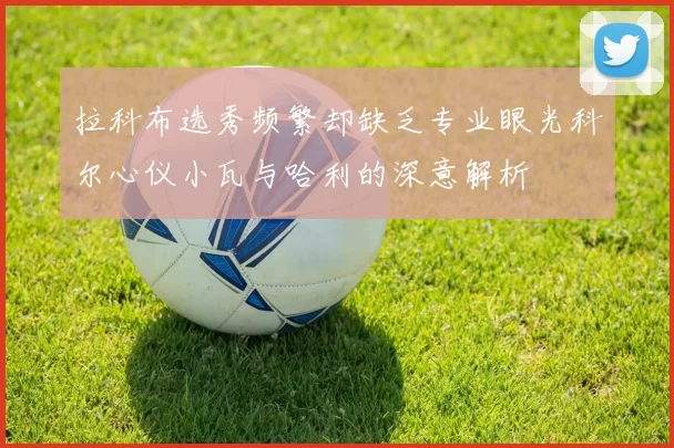 拉科布选秀频繁却缺乏专业眼光科尔心仪小瓦与哈利的深意解析